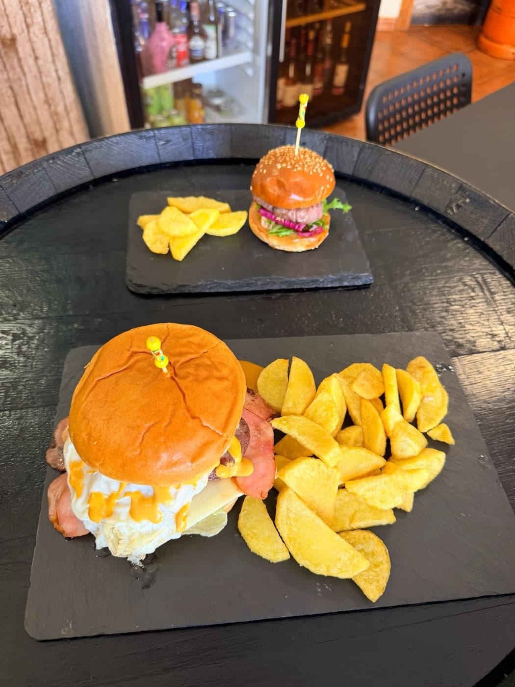 Hamburguesa mixta de Casa Ata, Torrox Costa